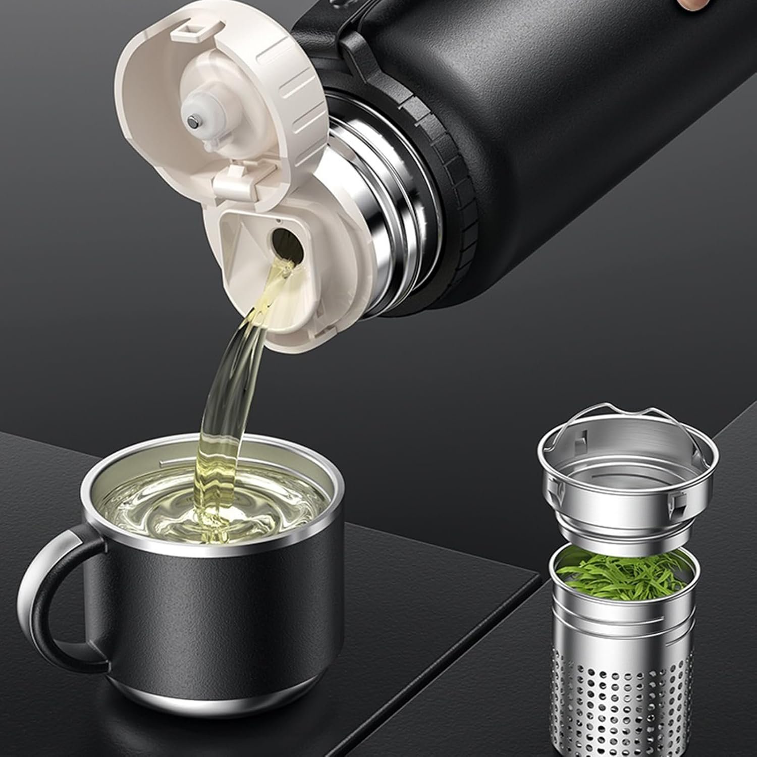 Leak-proof Stainless Steel Insulated Mug - Image 2