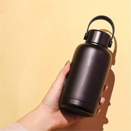 Black Triple-Layer Insulated Shaker Mug