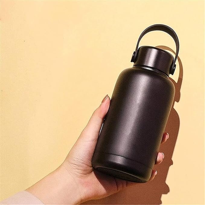 Black Triple-Layer Insulated Shaker Mug